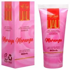 Uau Lubrificante Aromático Morango 60Ml Soft Love